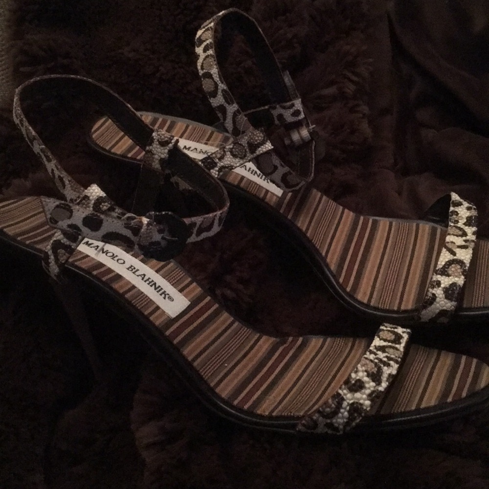 Manolo Blahnik Strappy Sandals